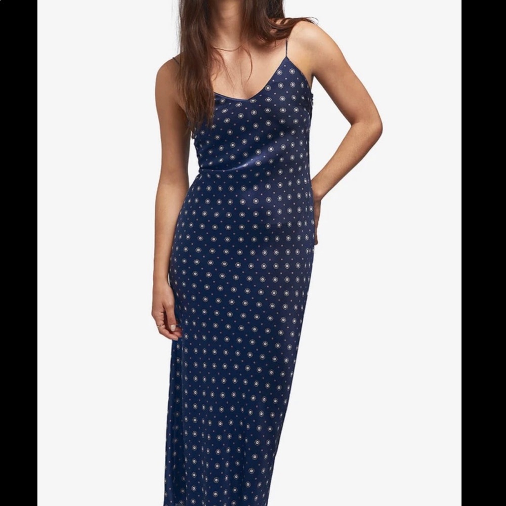 ANINE BING SILK SLIP DRESS